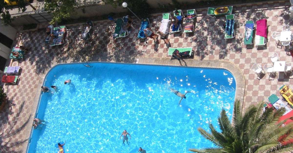 Een foto van het zwembad bij Hotel Joya