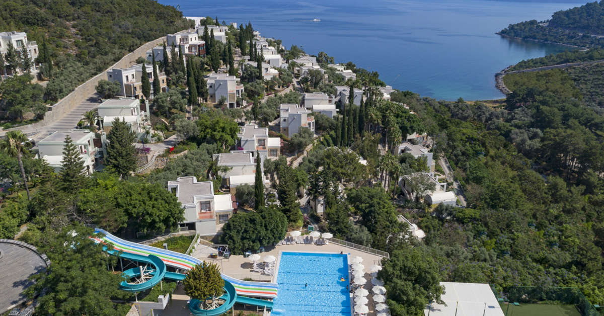 Een foto van het zwembad bij Duja Bodrum Hotel