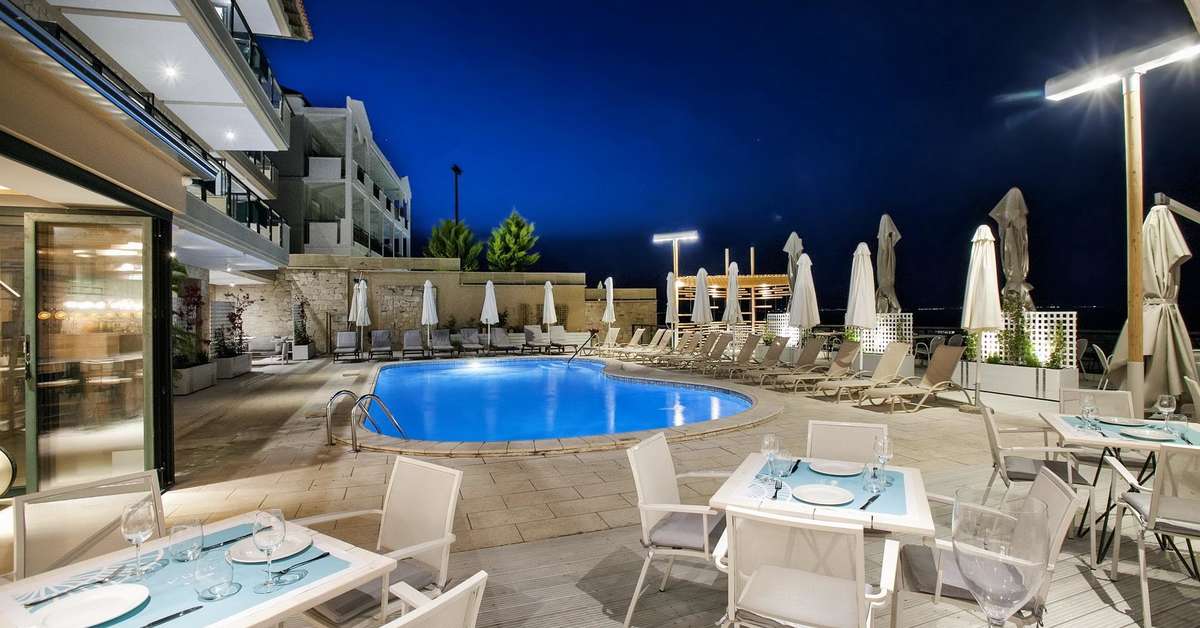 Een foto van het zwembad bij Rigas Boutique Hotel