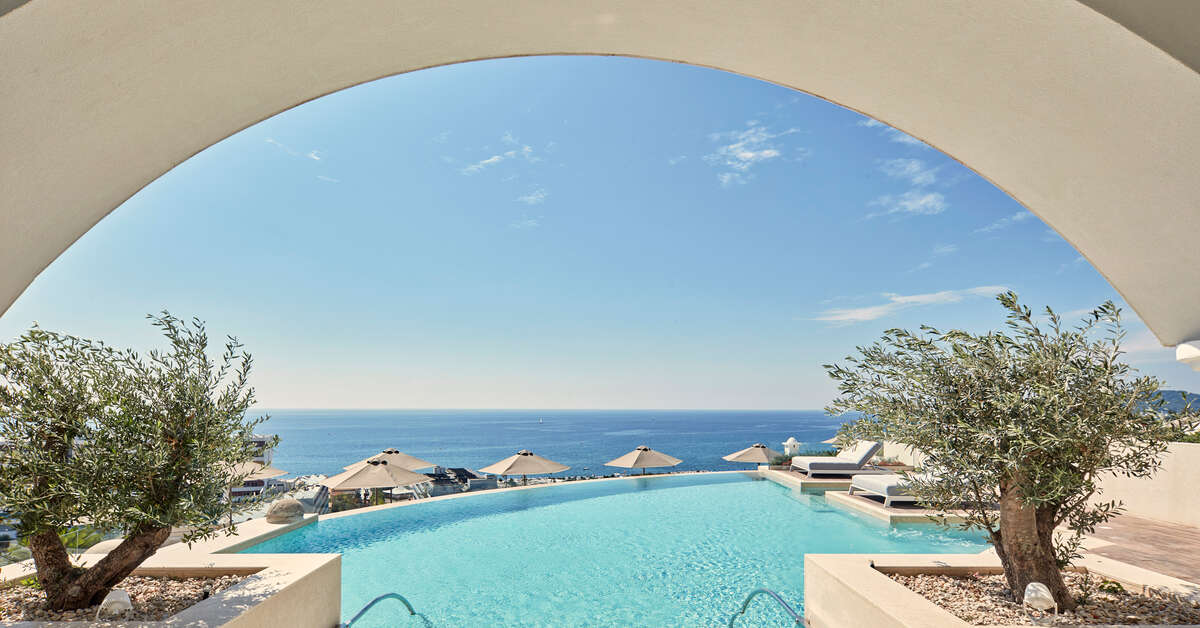 Ein Foto Esperos Village Blue & Spa