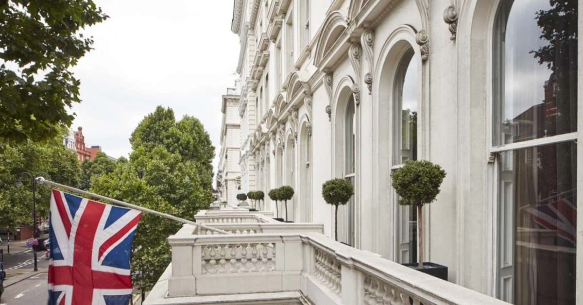 Een foto van de buitenkant van The Queen's Gate London Hotel