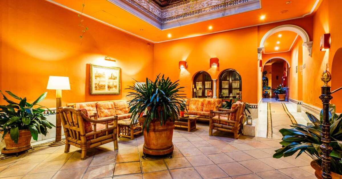 Een foto van het interieur van Patio de la Alameda