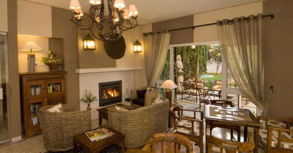 Een foto van het interieur van Hotel do Cerro