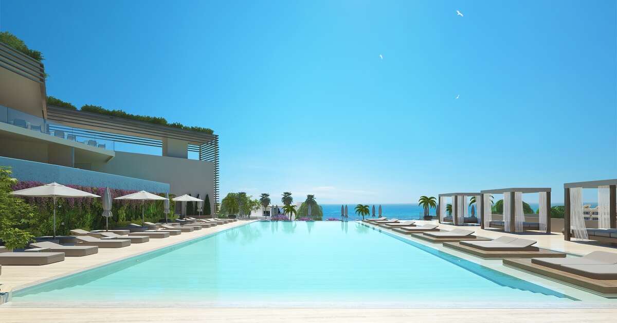 Een foto van het zwembad bij Amarande Hotel
