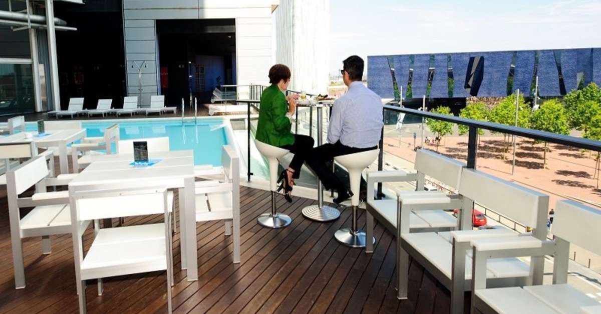 Een foto van de faciliteiten bij Hotel Barcelona Princess