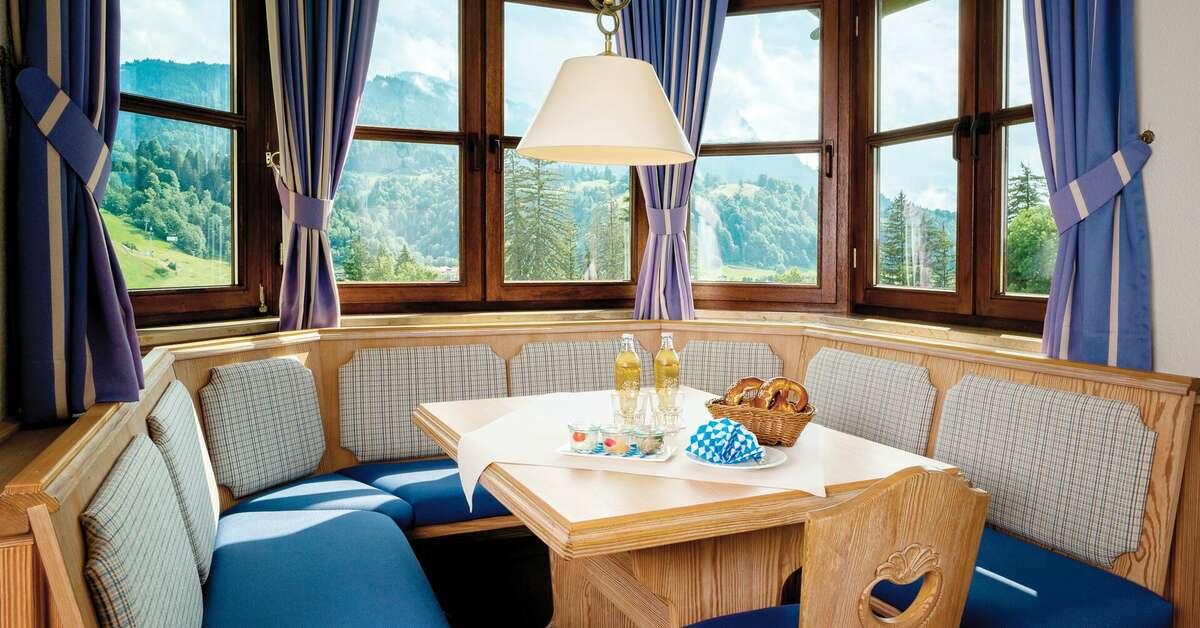 Een foto van het interieur van Sporthotel Garmisch-Partenkirchen