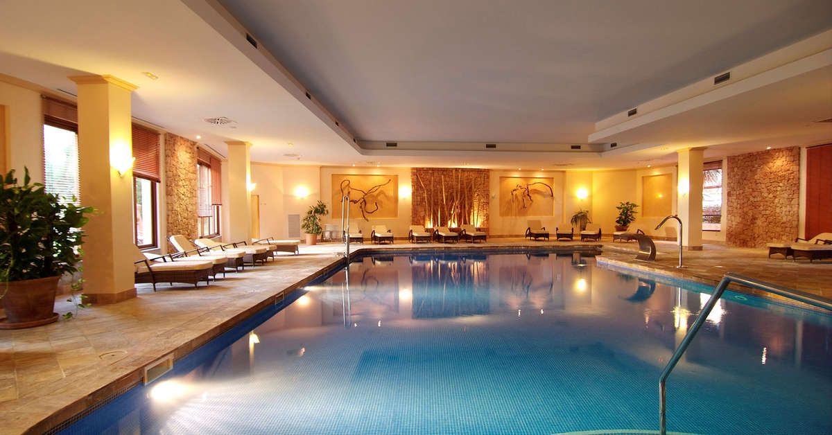Een foto van het zwembad bij Hotel Son Caliu Spa Oasis
