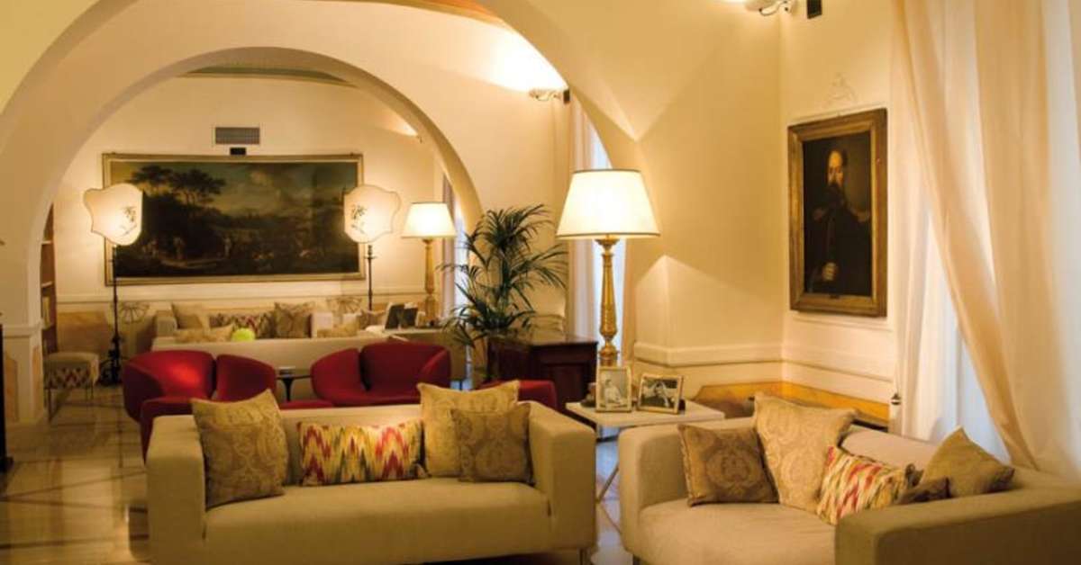 Een foto van het interieur van Hotel Canada