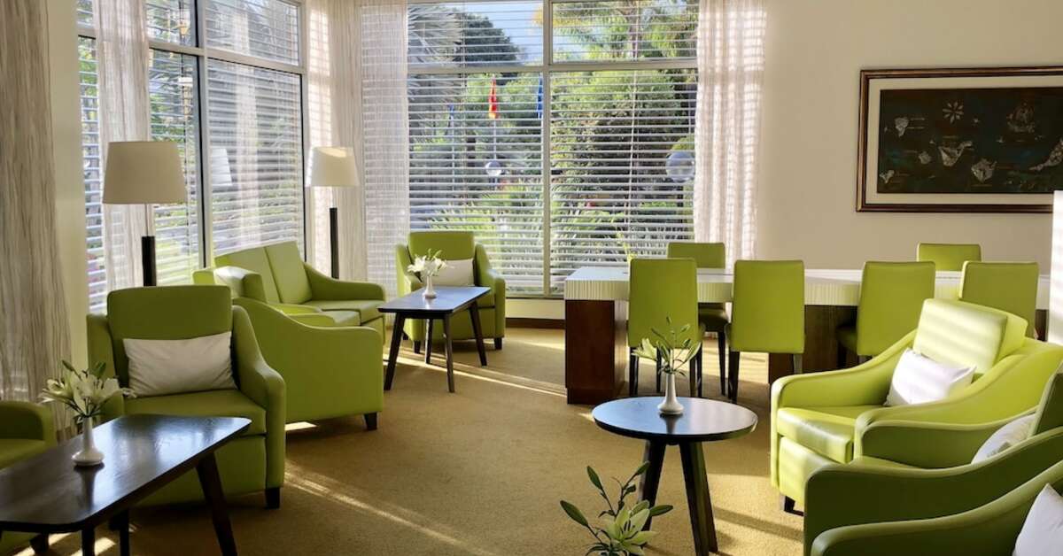 Ein Foto vom Innenbereich im Hotel Tigaiga