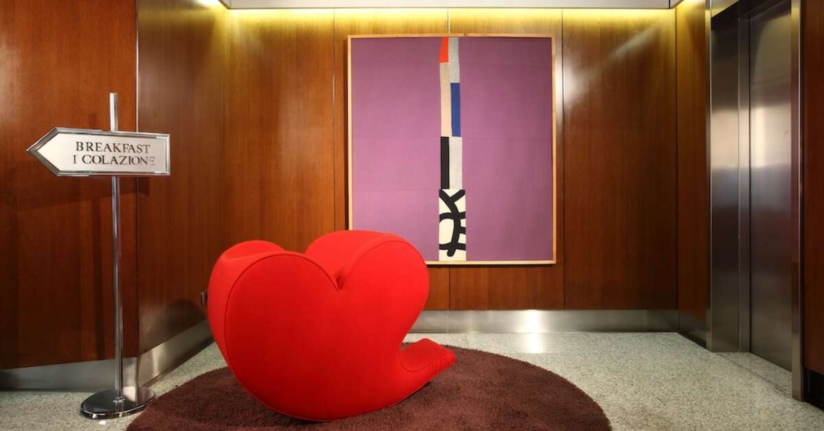 Een foto van het interieur van Hotel Mediolanum