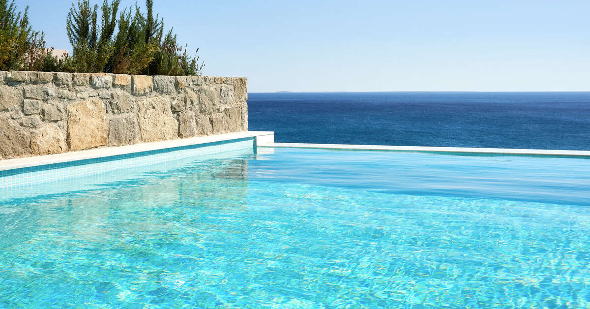 Ein Foto vom Pool im Enorme Santanna Beach Resort