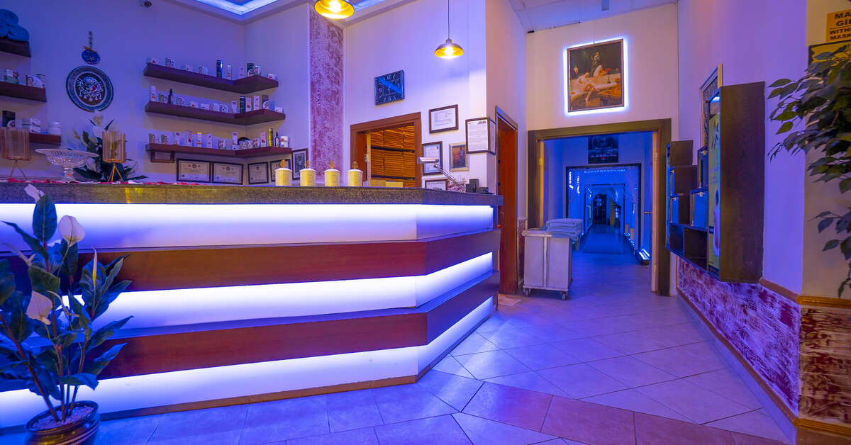 Een foto van het interieur van Calido Sol Hotel
