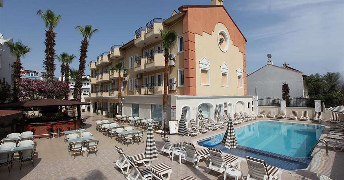 Een foto van het zwembad bij Fidan Hotel
