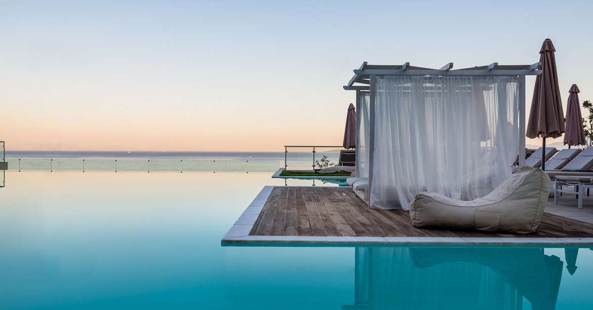 Ein Foto vom Pool im Golden Mare Barbati