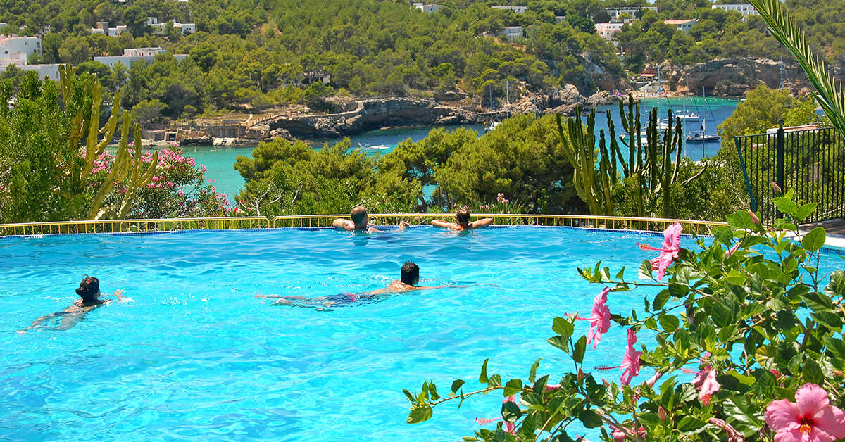 Een foto van het zwembad bij Appartementen Del Rey