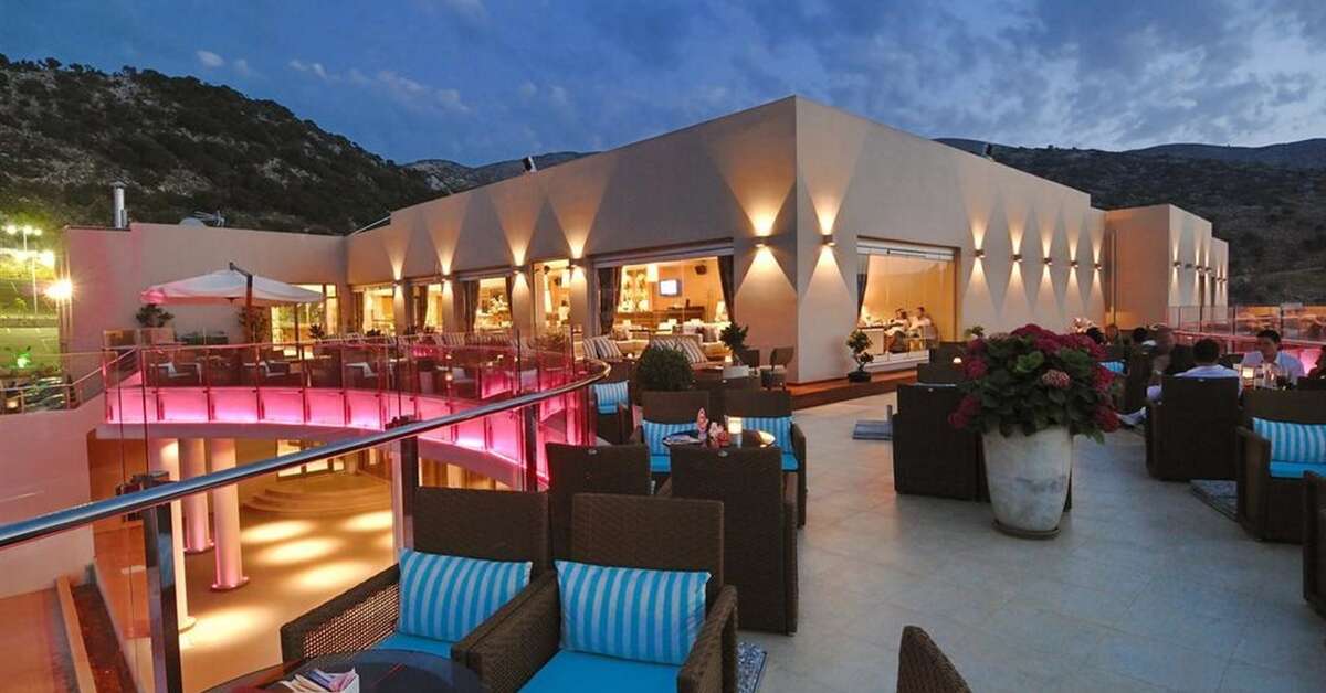 Ein Foto von der Terrasse im The Noverian Scenic Malia