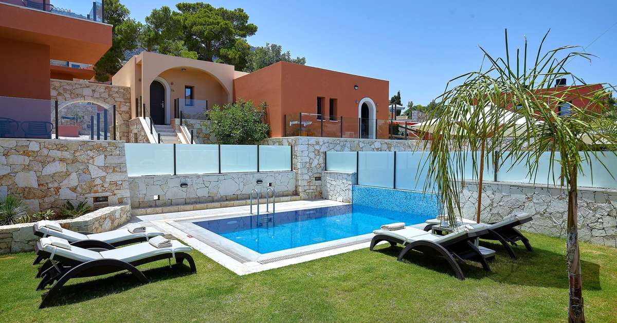 Ein Foto vom Pool im Esperides Resort Crete