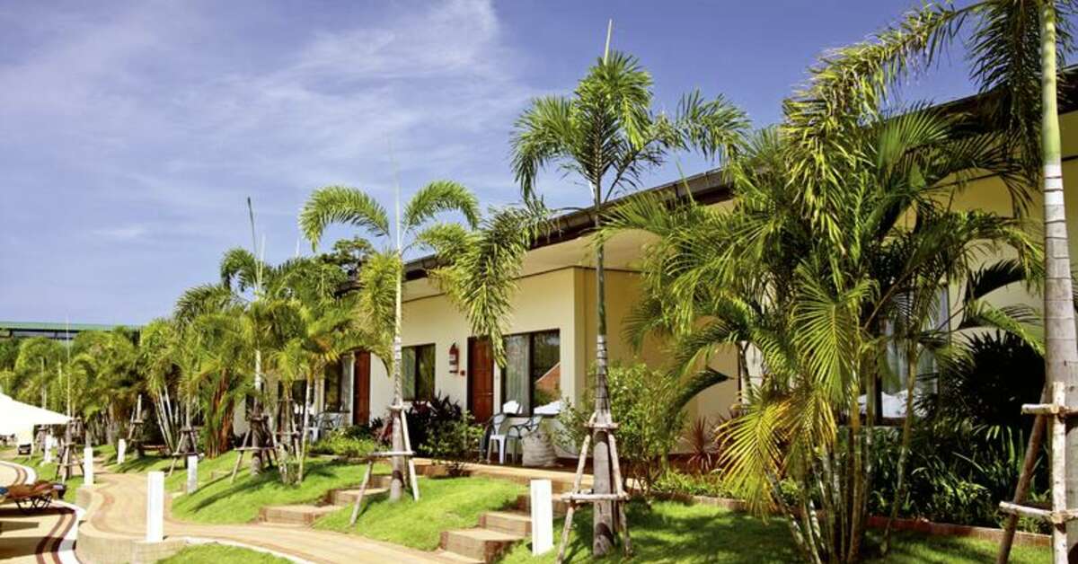 Ein Foto von der Außenansicht des Thai Garden Resort
