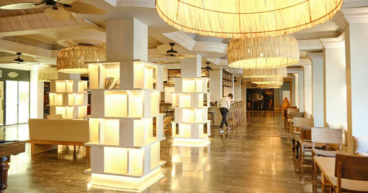 Een foto van het interieur van Laur Hotels Experience & Elegance