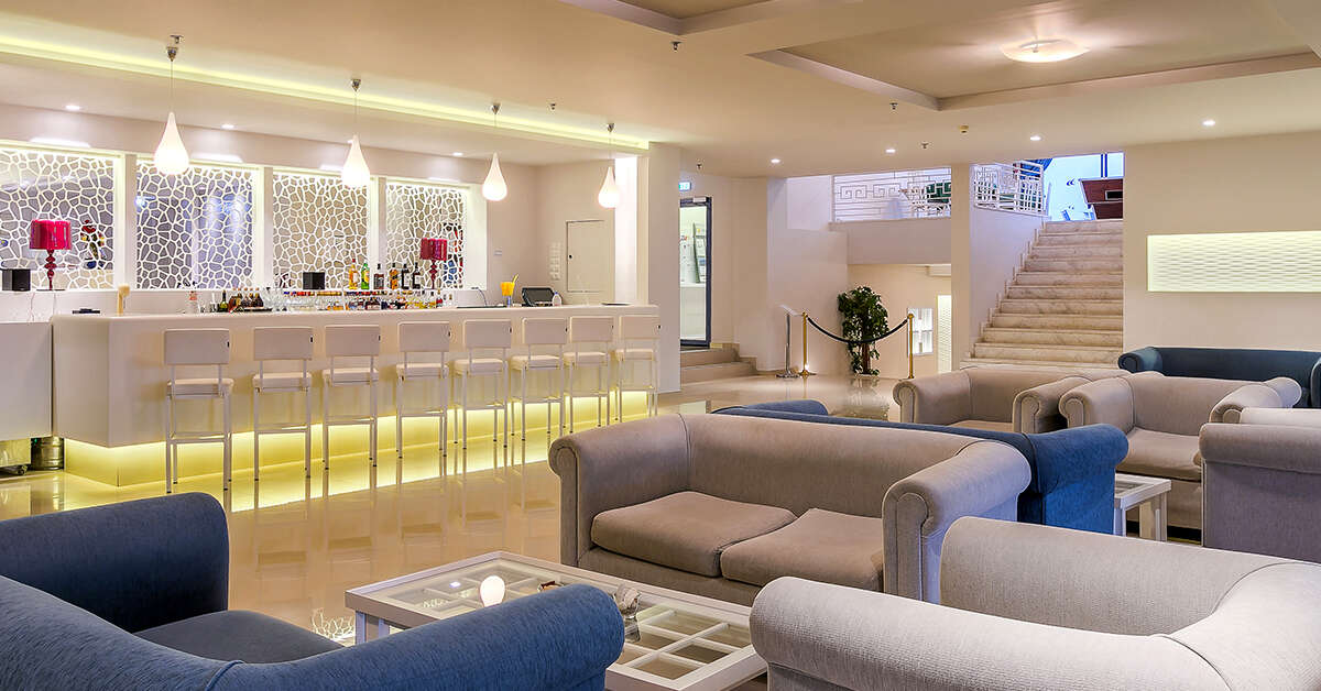 Een foto van de faciliteiten bij Aeolos Beach Hotel