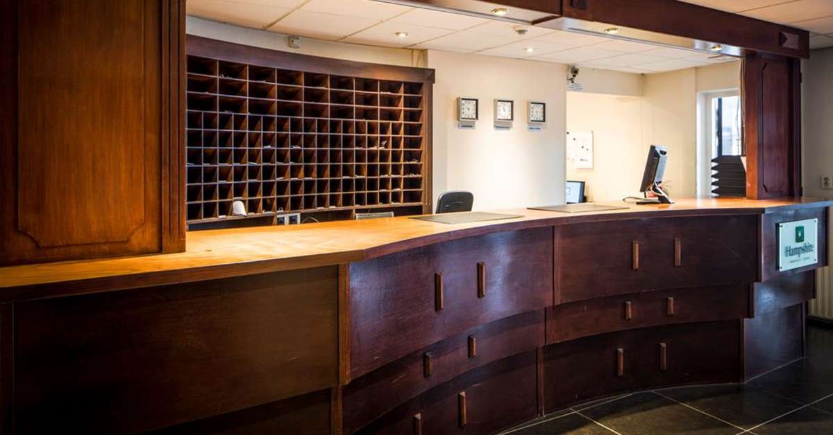 Een foto van het interieur van Hampshire Hotel City Terneuzen