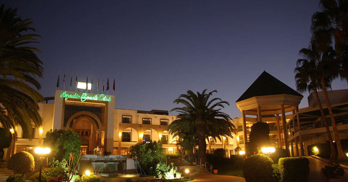Een foto van de buitenkant van Hotel Agadir Beach Club