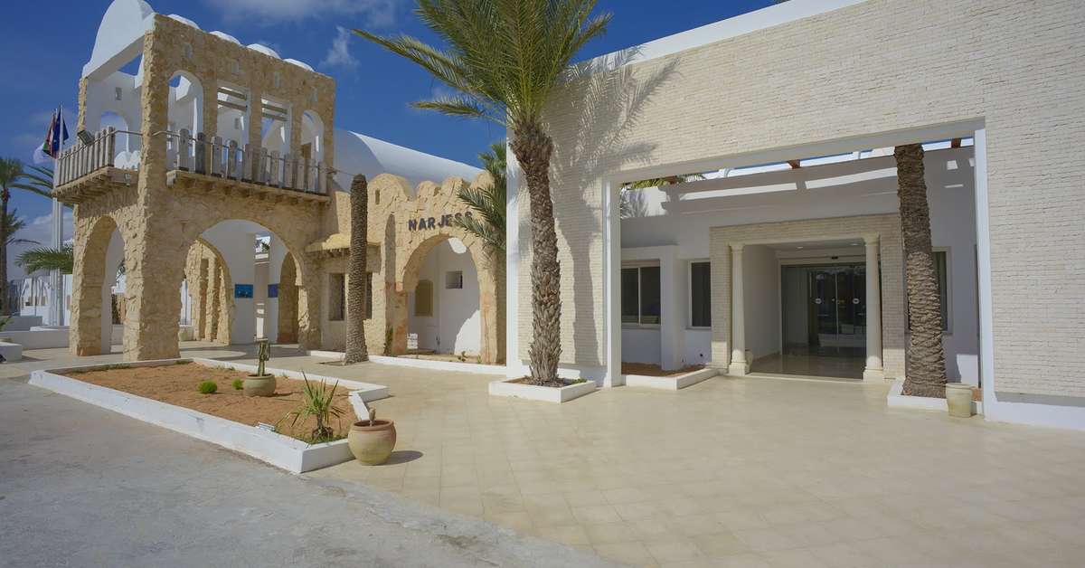 Een foto van de buitenkant van Monarque Dar Jerba Narjes