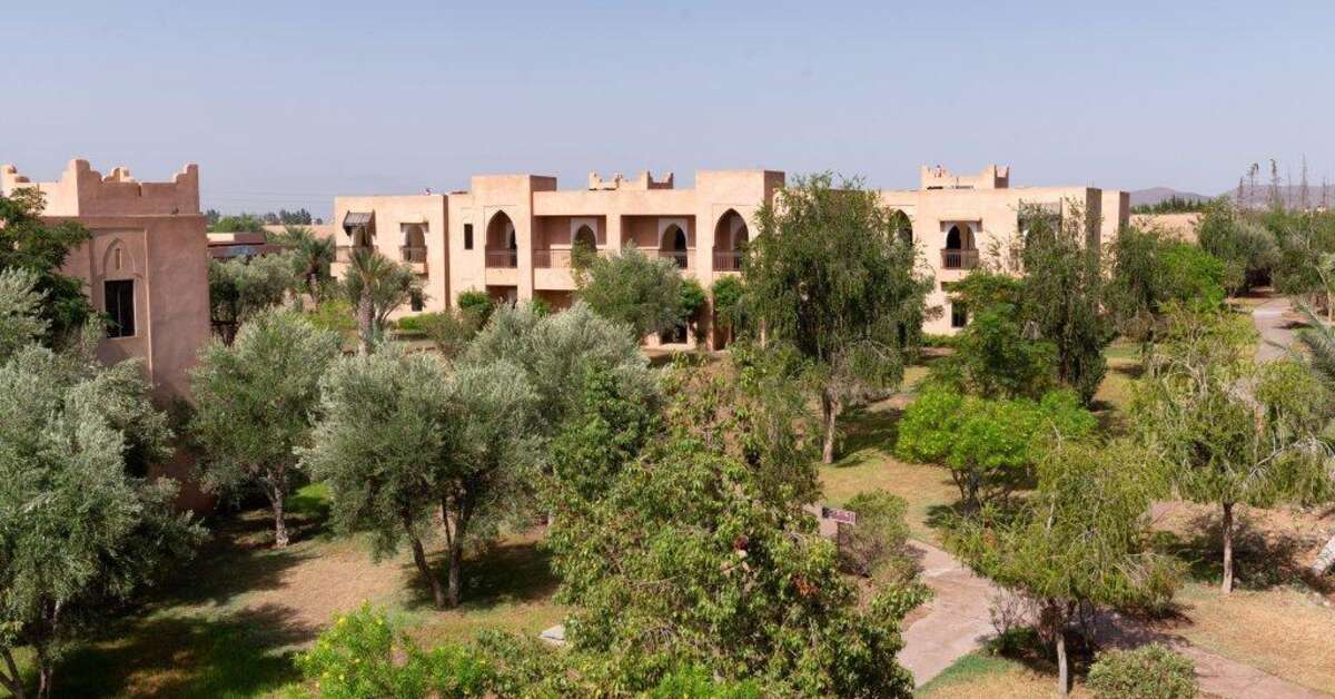 Een foto van de buitenkant van Marrakech Ryads Parc & Spa