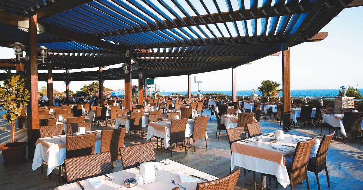 Een foto van het terras bij Vita Silva Hotel