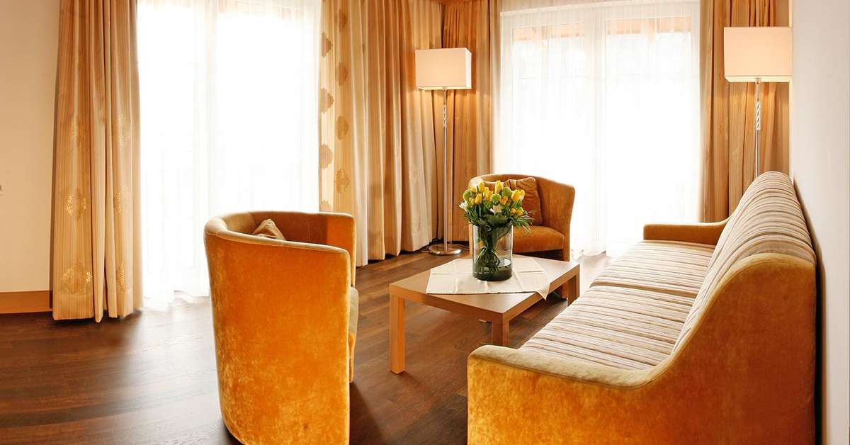 Een foto van het interieur van Hotel Castel