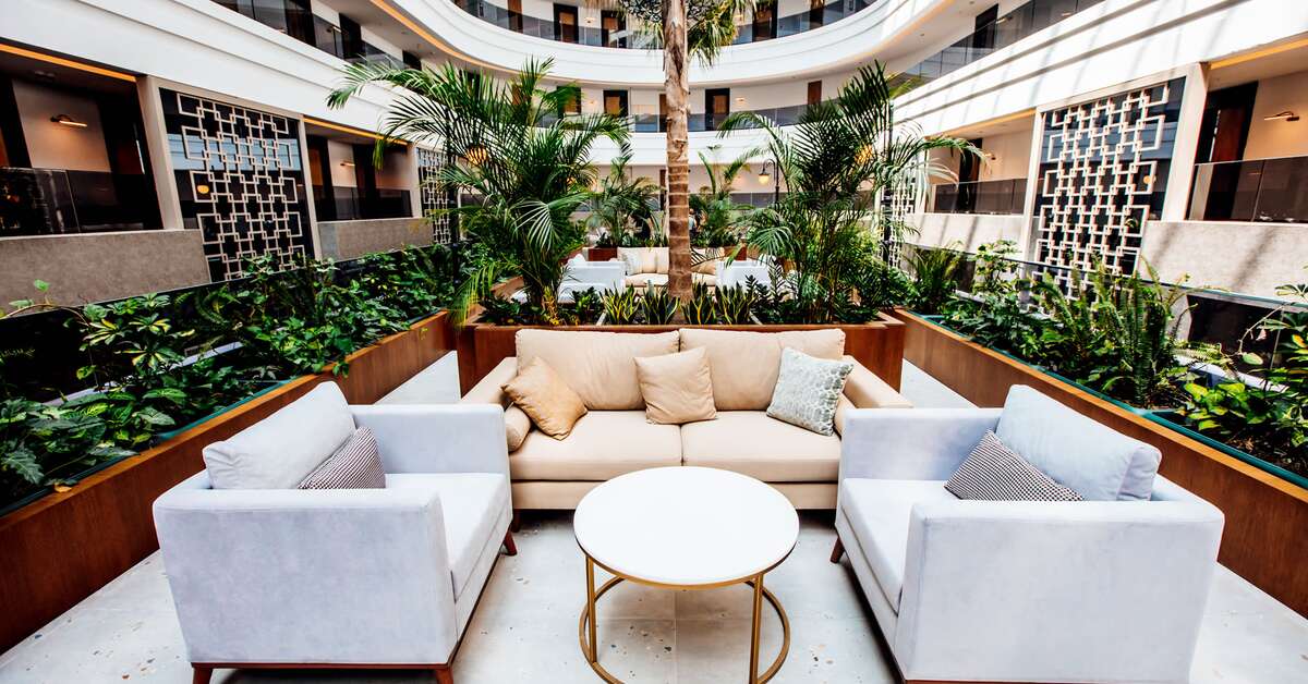 Een foto van het interieur van Alarcha Hotels & Resort