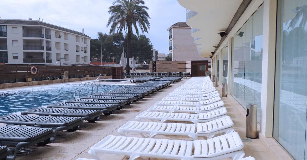 Een foto van het zwembad bij Hotel Cesar Augustus