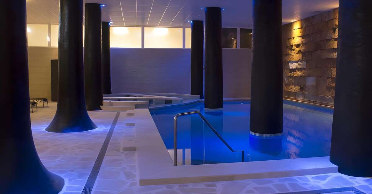 Ein Foto vom Pool im Aparthotel Club Simo