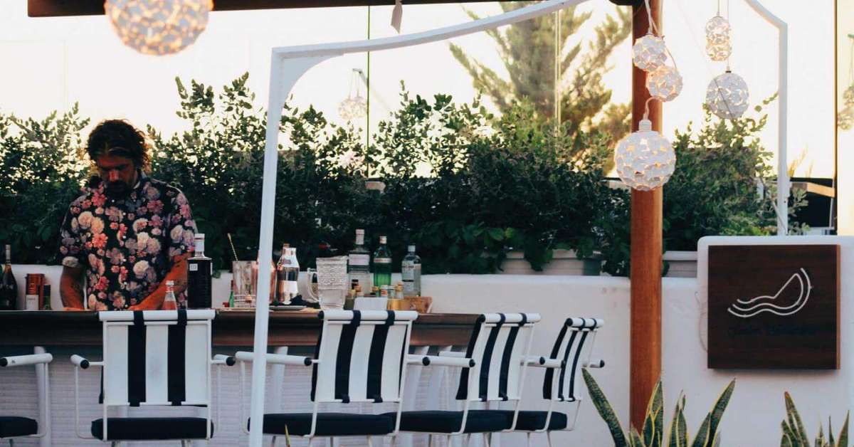 Een foto van de faciliteiten bij Belvedere Hotel Mykonos