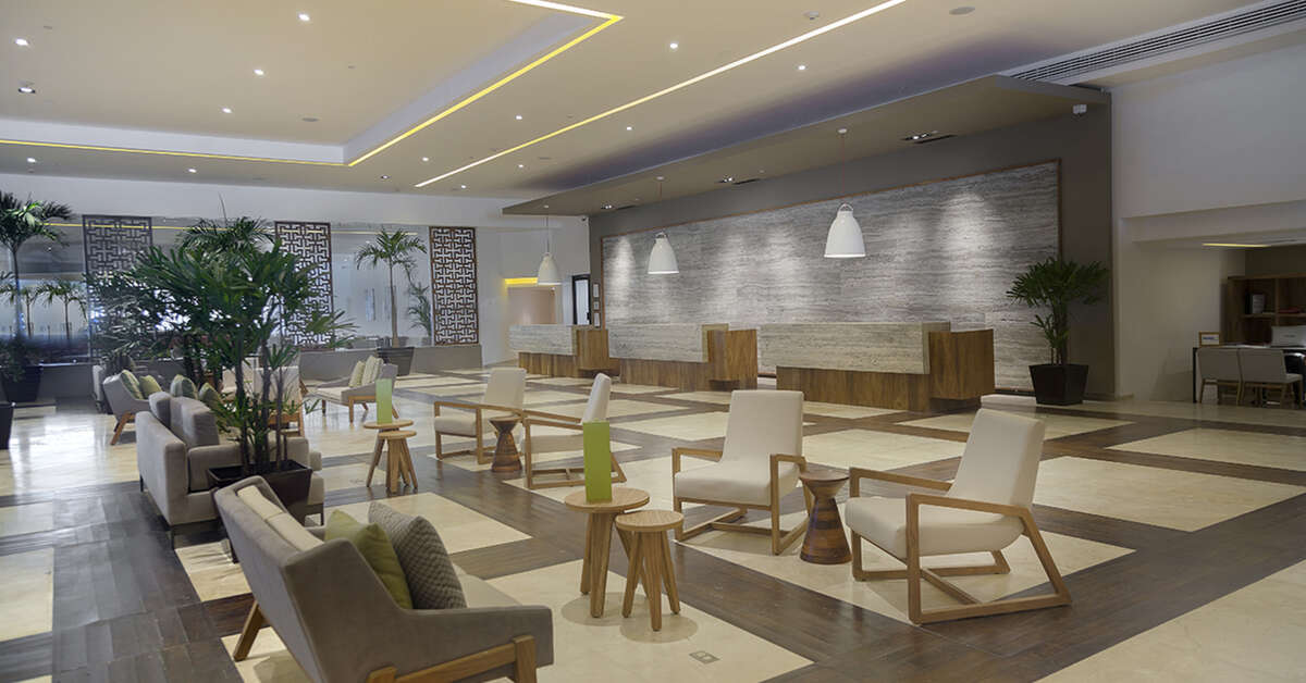 Een foto van het interieur van Presidente InterContinental Cancun Resort