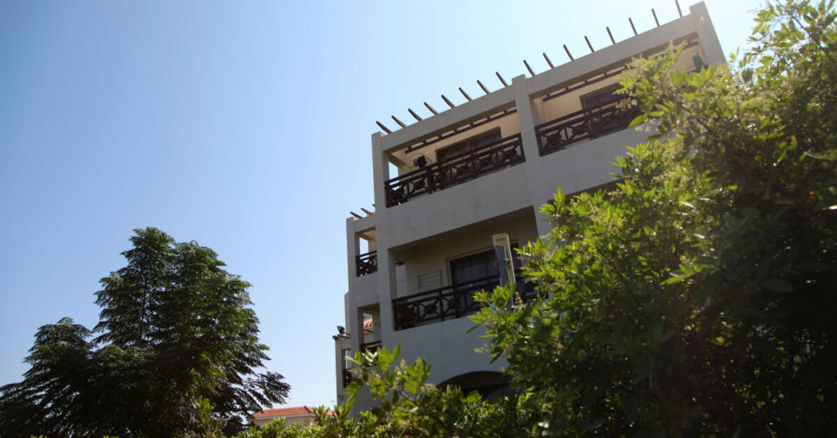 Een foto van de buitenkant van Hotel Mimosa Beach