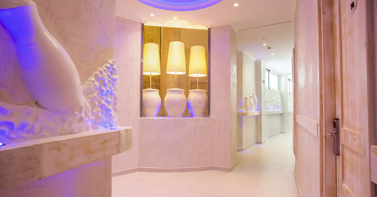 Een foto van het interieur van Rhodos Horizon Blu