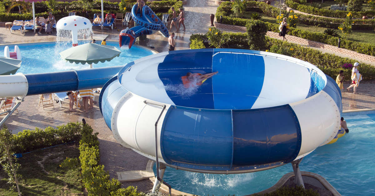 Ein Foto von den Einrichtungen im Sunrise Alora Aqua Park Resort