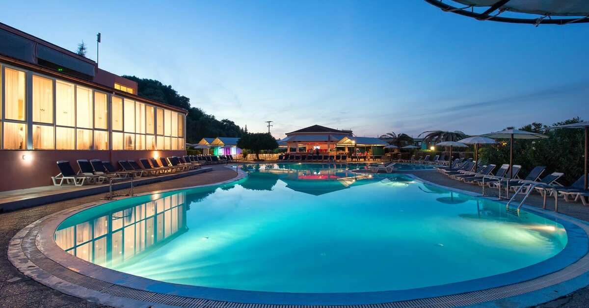 Een foto van het zwembad bij Panorama Sidari Hotel