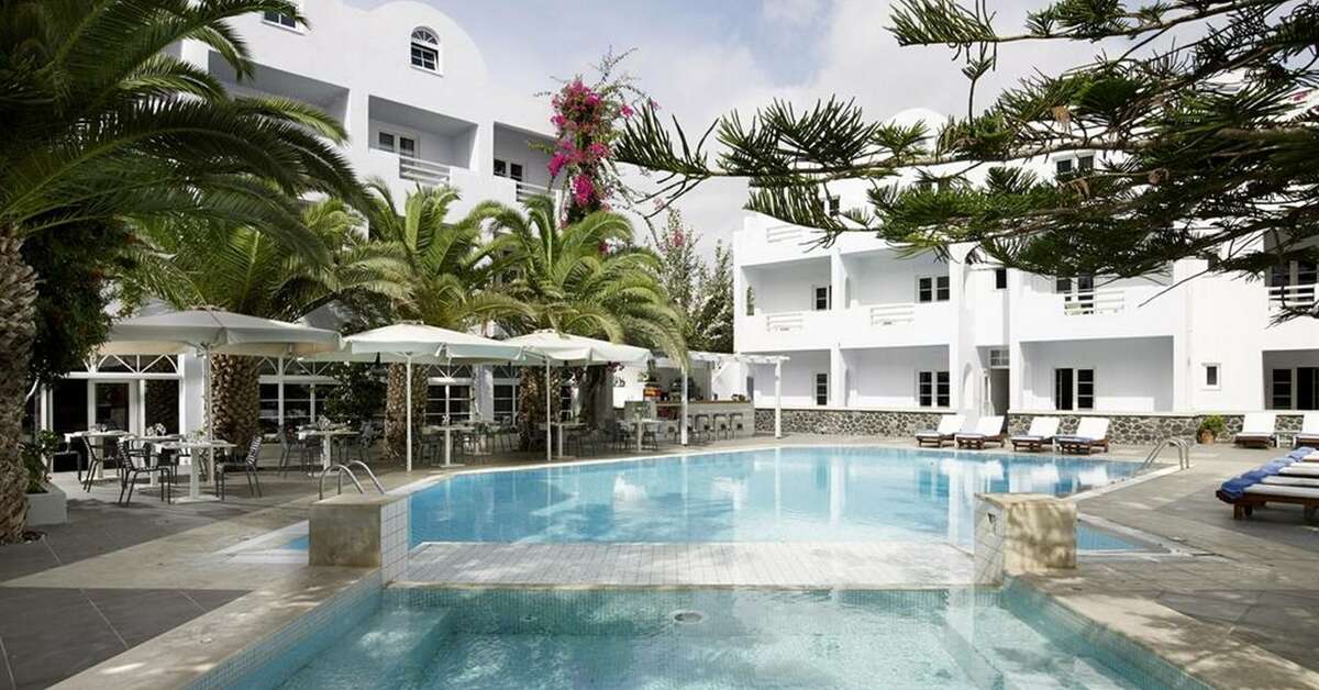 Ein Foto vom Pool im Afroditi Venus Beach Hotel & Spa