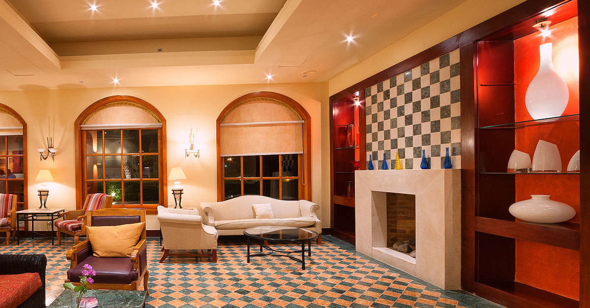 Een foto van het interieur van The Chedi El Gouna