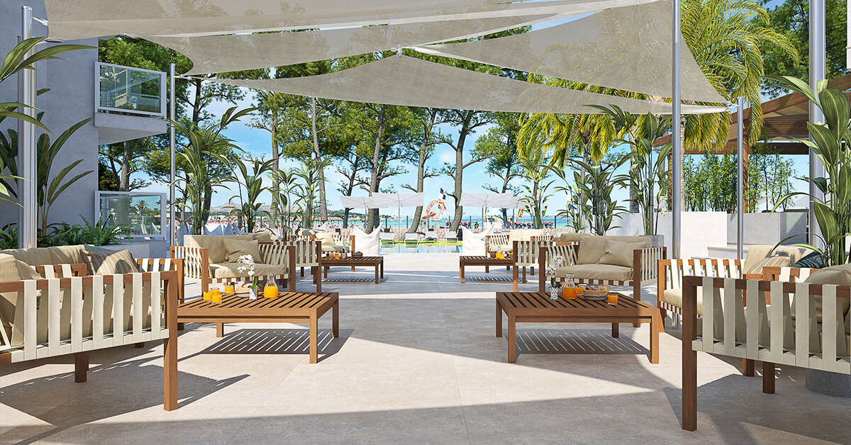 Ein Foto Sofia Alcudia Beach