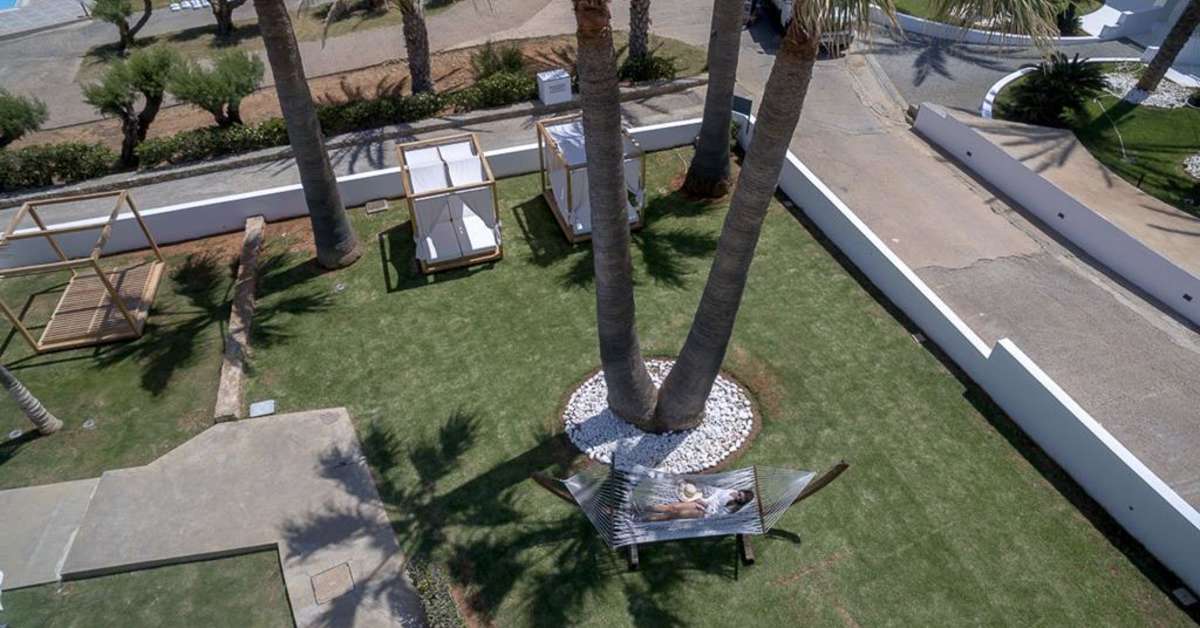 Een foto van het terras bij Appartementen Acrogiali