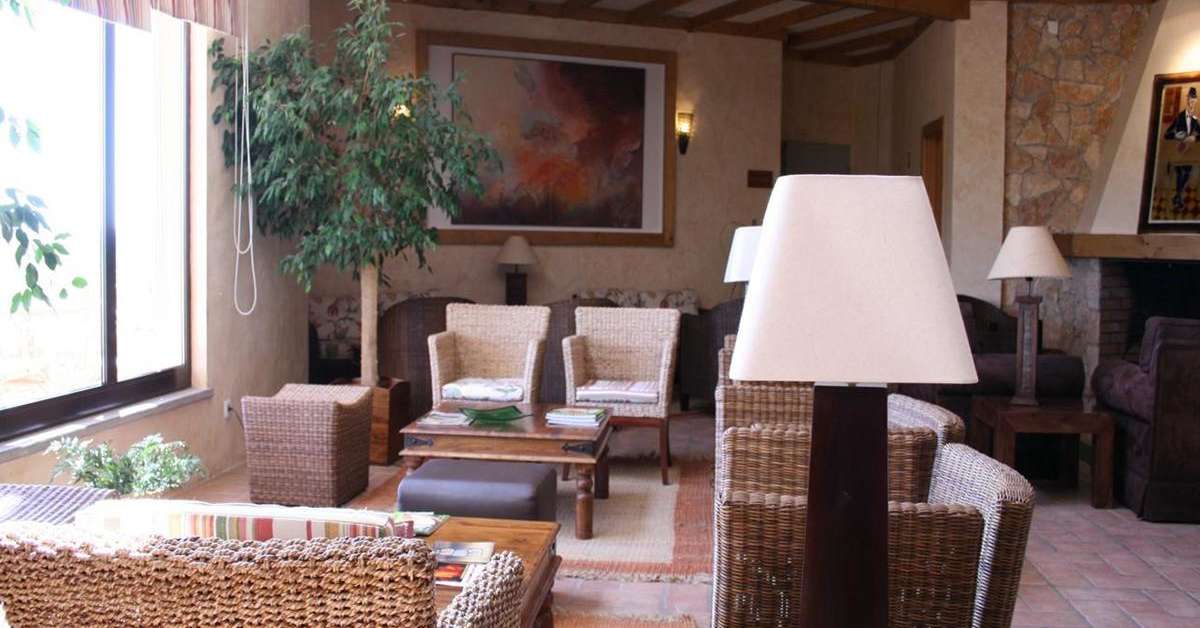 Een foto van het interieur van Quinta dos Poetas