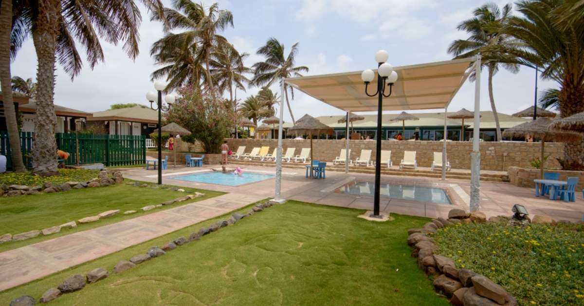 Een foto van het zwembad bij Oasis Belorizonte Hotel