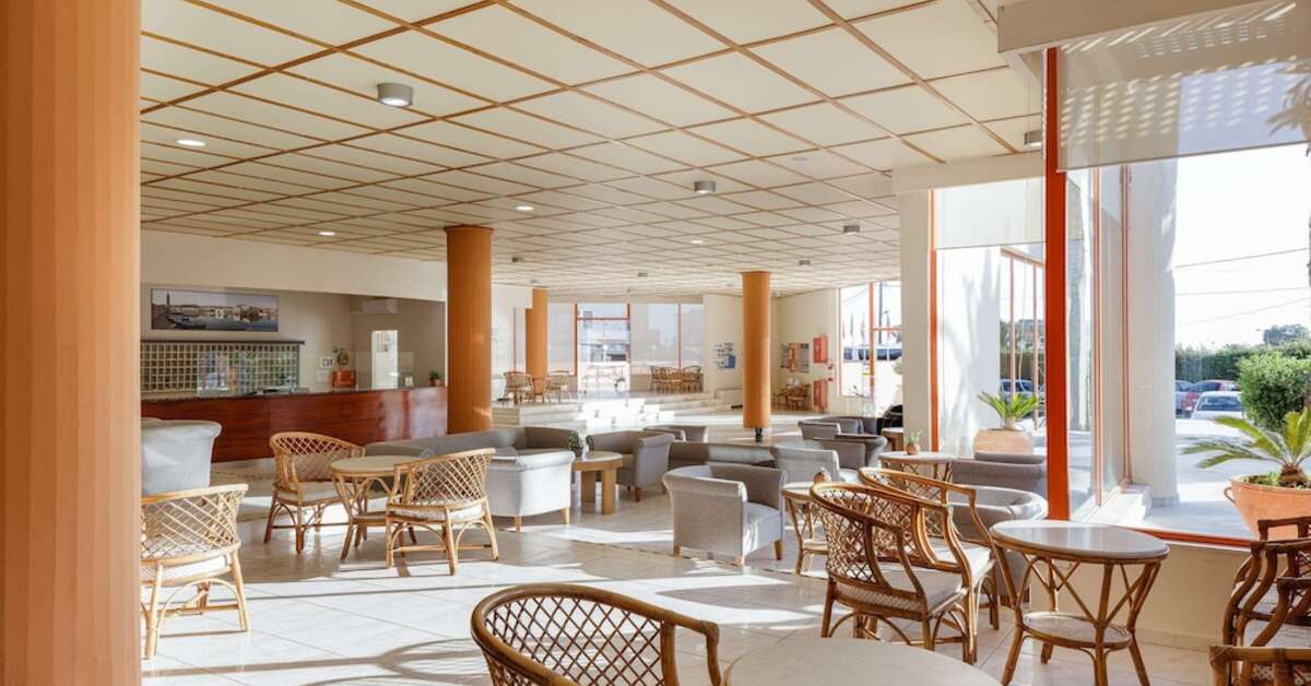 Een foto van het interieur van Rethymno Village