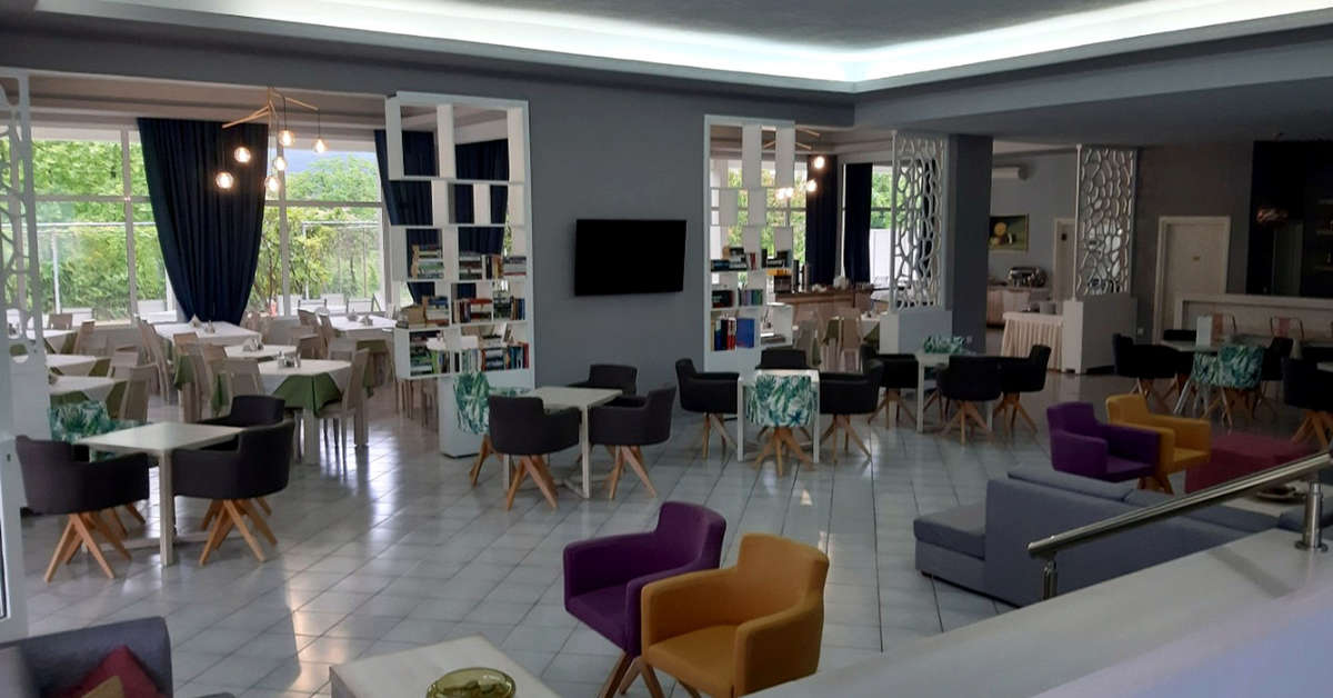 Een foto van de faciliteiten bij Aethria Hotel