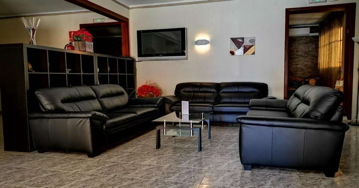Een foto van het interieur van Hostal Bonavista