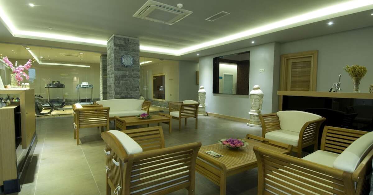 Een foto van het interieur van Casa de Maris Spa & Resort