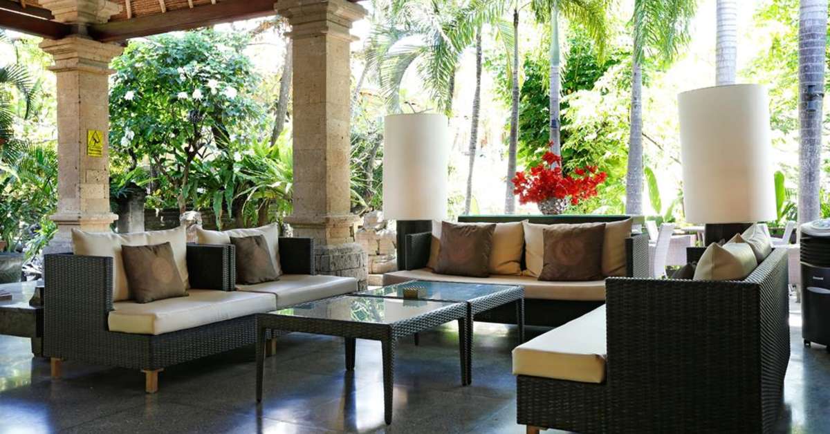 Een foto van het interieur van Bali Agung Village